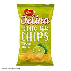 لینا چیپس دلینا لیمویی 57گرم